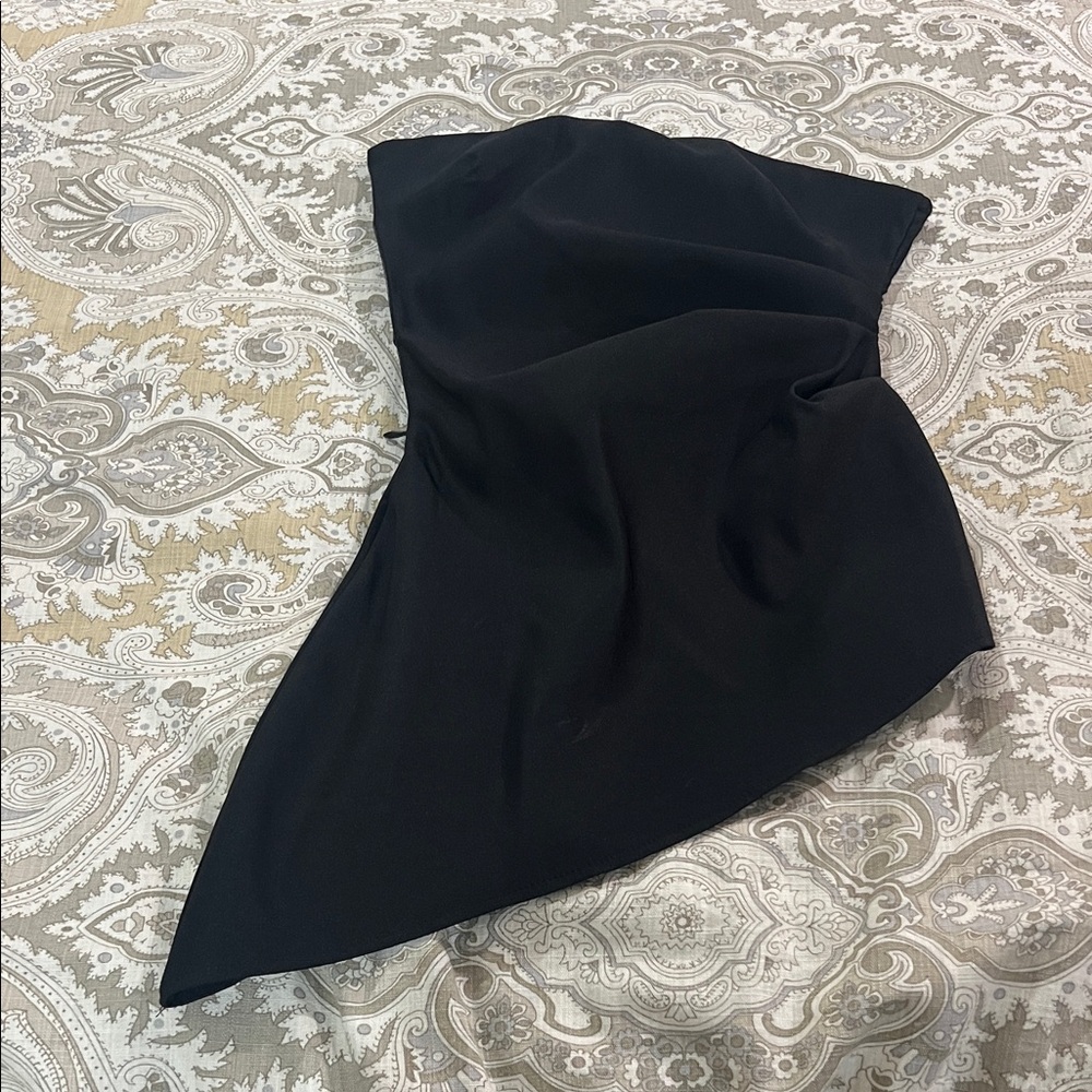 NWT Zara Women’s Black Strapless Top